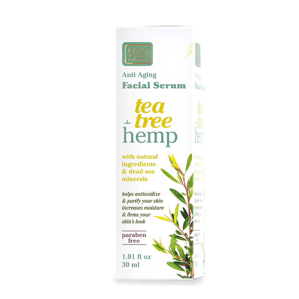 Hemp And Tea Tree Facial Serum Dead Sea Collection