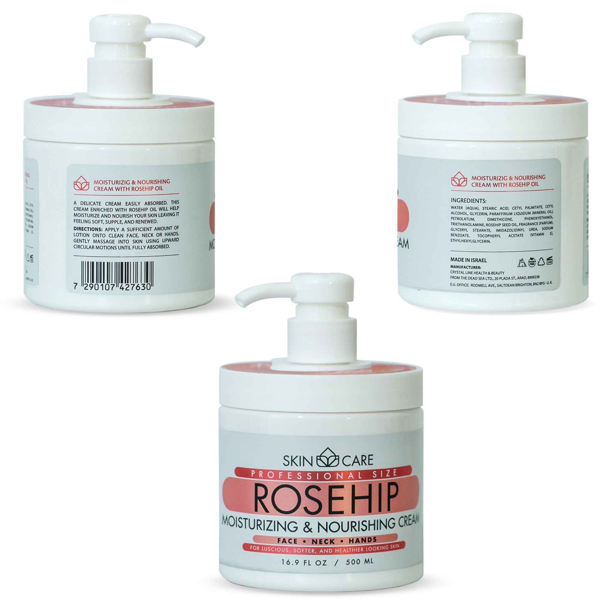 Skin Care Rose Hip Moisturizing And Nourishing Cream Dead Sea Collection